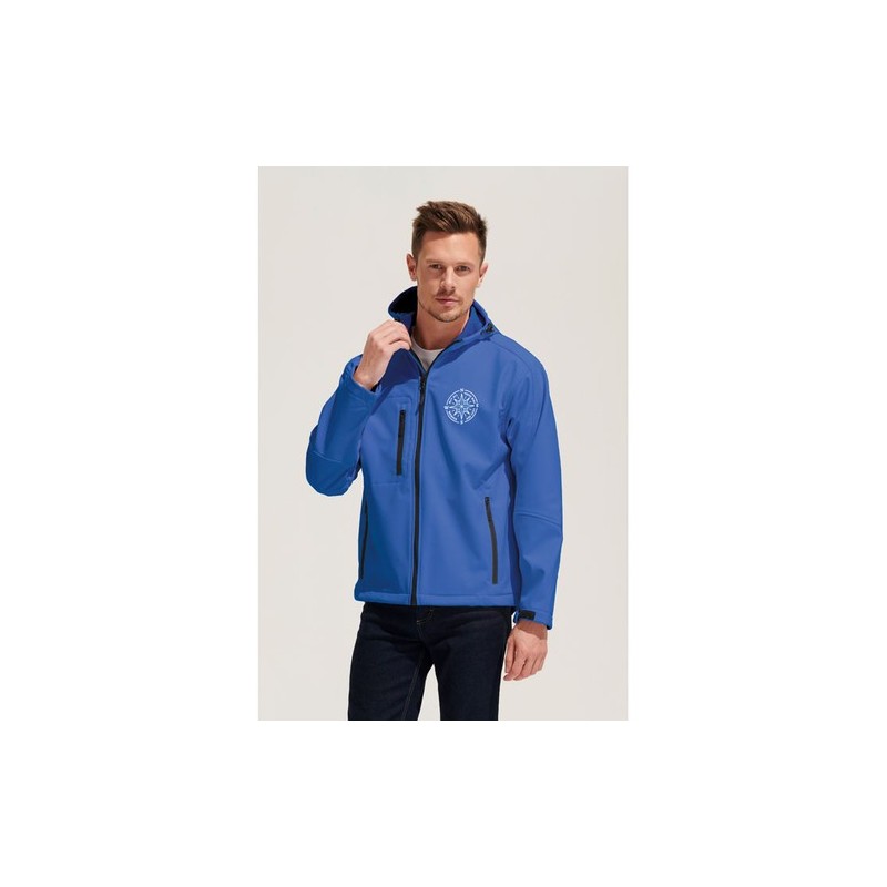 Veste Softshell Éco-responsable et Pratique 340g Personnalisée - REPLAY Men Taille textile : XL Couleurs : noir goodies personna