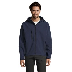 Veste Softshell Éco-responsable et Pratique 340g Personnalisée - REPLAY Men Taille textile : L Couleurs : french navy objet publ