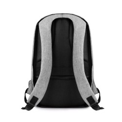 Sac à dos antivol personnalisé pour les pros pas cher - BERLIN Matières : PET Couleurs : gris livraison express 24h 48h