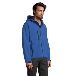 Veste Softshell Éco-responsable et Pratique 340g Personnalisée - REPLAY Men Taille textile : S Couleurs : bleu royal accessoire 