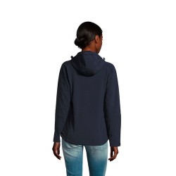 Veste Softshell Élégante et Performante Pas Cher - REPLAY Femme 340 Taille textile : M Couleurs : french navy marquage laser ult