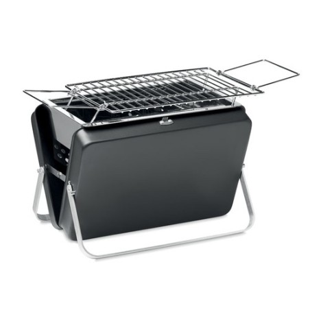 Barbecue portable personnalisable avec support - BBQ TO GO Matières : acier inoxydable Couleurs : noir