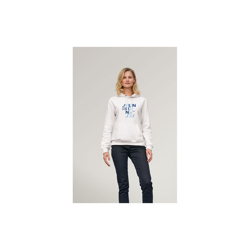 Sweat-shirt Femme Personnalisé à Capuche - Spencer Taille textile : M Couleurs : french navy objet promo petit budget