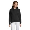 Sweat-shirt Femme Personnalisé à Capuche - Spencer Taille textile : M Couleurs : noir impression logo haute qualité