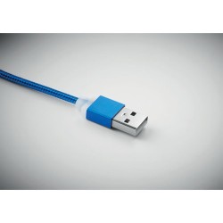 Porte-clés Pratique Personnalisé Chargeur USB 3 Types RIZO objet promotionnel éco-responsable