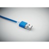 Porte-clés Pratique Personnalisé Chargeur USB 3 Types RIZO objet promotionnel éco-responsable