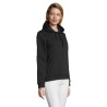Sweat-shirt Femme Personnalisé à Capuche - Spencer Taille textile : XS Couleurs : noir marquage laser ultra précis