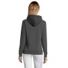 Sweat-shirt Femme Personnalisé à Capuche - Spencer Taille textile : L Couleurs : anthracite chiné goodies entreprise design