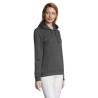 Sweat-shirt Femme Personnalisé à Capuche - Spencer Taille textile : L Couleurs : anthracite chiné marquage laser ultra précis
