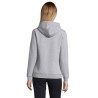 Sweat-shirt Femme Personnalisé à Capuche - Spencer Taille textile : L Couleurs : gris chiné impression haute définition