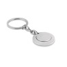 Porte-clés personnalisés avec jeton aimanté FLAT RING Matières : acier inoxydable Couleurs : argenté brillant cadeau entreprise 