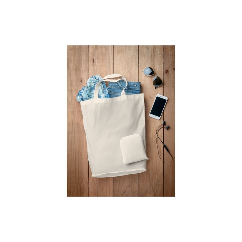 Sac Shopping Pliable en Coton FOLDY COTTON Personnalisé