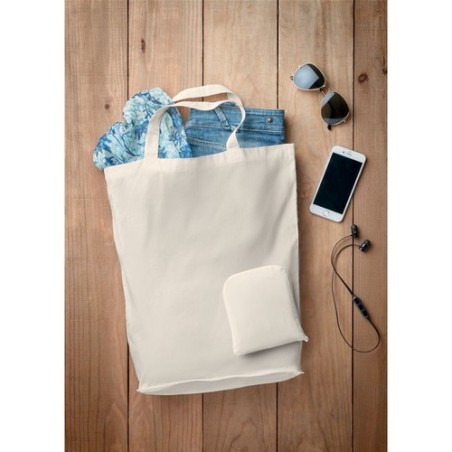 Sac Shopping Pliable en Coton FOLDY COTTON Personnalisé