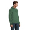 Sweat Capuche Éco-responsable Personnalisable STELLAR Matières : coton biologique Taille textile : XS Couleurs : vert bouteille 
