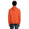 Sweat Capuche Éco-responsable Personnalisable STELLAR Matières : coton biologique Taille textile : L Couleurs : orange brûlant c