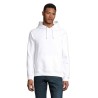 Sweat Capuche Éco-responsable Personnalisable STELLAR Matières : coton biologique Taille textile : 3XL Couleurs : blanc objet pr