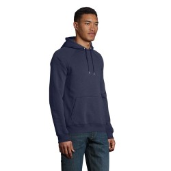Sweat Capuche Éco-responsable Personnalisable STELLAR Matières : coton biologique Taille textile : XXL Couleurs : french navy im