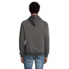 Sweat Capuche Éco-responsable Personnalisable STELLAR Matières : coton biologique Taille textile : XL Couleurs : anthracite chin