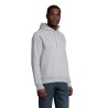 Sweat Capuche Éco-responsable Personnalisable STELLAR Matières : coton biologique Taille textile : XL Couleurs : gris chiné cade