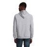 Sweat Capuche Éco-responsable Personnalisable STELLAR Matières : coton biologique Taille textile : XL Couleurs : gris chiné obje