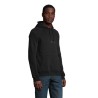 Sweat Capuche Éco-responsable Personnalisable STELLAR Matières : coton biologique Taille textile : XL Couleurs : noir impression
