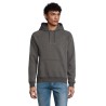 Sweat Capuche Éco-responsable Personnalisable STELLAR Matières : coton biologique Taille textile : L Couleurs : anthracite chiné