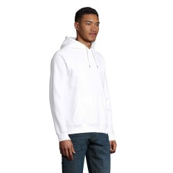 Sweat Capuche Éco-responsable Personnalisable STELLAR Matières : coton biologique Taille textile : S Couleurs : blanc goodies pe