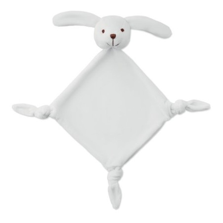 Doudou personnalisé pour bébé, confort assuré - LULLABY Matières : PET Couleurs : blanc