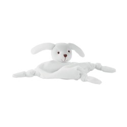 Doudou personnalisé pour bébé, confort assuré - LULLABY Matières : PET Couleurs : blanc cadeau entreprise pas cher