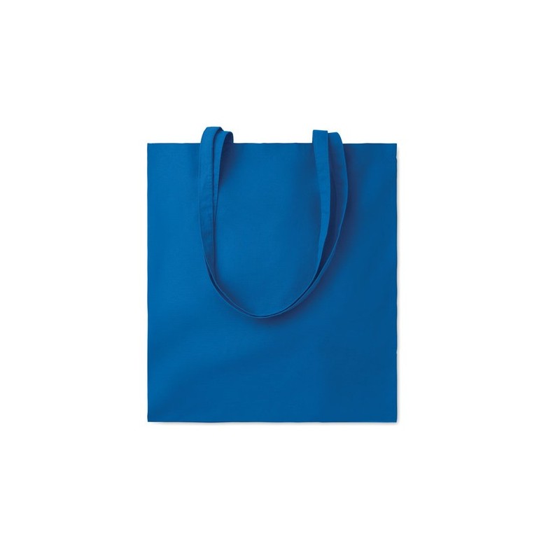 Sac shopping  en coton 140gr/m² personnalisé COTTONEL COLOUR + Matières : coton Couleurs : bleu royal