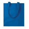 Sac shopping  en coton 140gr/m² personnalisé COTTONEL COLOUR + Matières : coton Couleurs : bleu royal