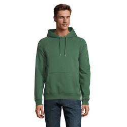Sweat Capuche Éco-responsable Personnalisable STELLAR Matières : coton biologique Taille textile : 3XL Couleurs : vert bouteille