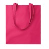 Sac shopping  en coton 140gr/m² personnalisé COTTONEL COLOUR + Matières : coton Couleurs : fuchsia accessoire événementiel uniqu