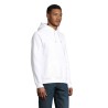 Sweat Capuche Éco-responsable Personnalisable STELLAR Matières : coton biologique Taille textile : M Couleurs : blanc personnali