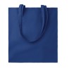 Sac shopping  en coton 140gr/m² personnalisé COTTONEL COLOUR + Matières : coton Couleurs : bleu cadeau client original