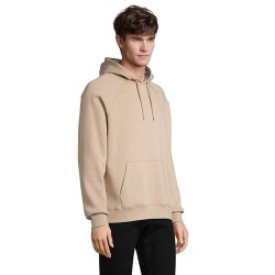 Sweat Capuche Éco-responsable Personnalisable STELLAR Matières : coton biologique Taille textile : XL Couleurs : corde personnal