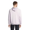 Sweat Capuche Éco-responsable Personnalisable STELLAR Matières : coton biologique Taille textile : 3XL Couleurs : lilas impressi