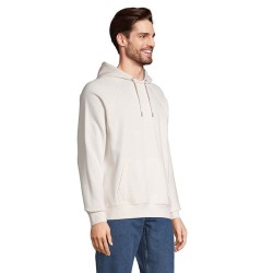 Sweat Capuche Éco-responsable Personnalisable STELLAR Matières : coton biologique Taille textile : S Couleurs : écru objet publi