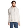Sweat Capuche Éco-responsable Personnalisable STELLAR Matières : coton biologique Taille textile : XL Couleurs : écru impression