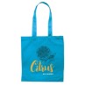 Sac shopping  en coton 140gr/m² personnalisé COTTONEL COLOUR + Matières : coton Couleurs : turquoise impression haute définition