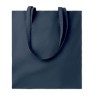 Sac shopping  en coton 140gr/m² personnalisé COTTONEL COLOUR + Matières : coton Couleurs : bleu marine cadeau entreprise pas che