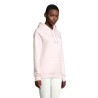 Sweat Capuche Éco-responsable Personnalisable STELLAR Matières : coton biologique Taille textile : L Couleurs : rose pâle livrai