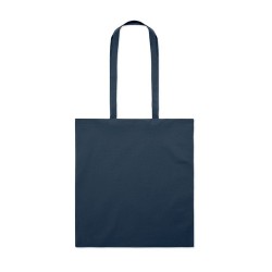 Sac shopping  en coton 140gr/m² personnalisé COTTONEL COLOUR + Matières : coton Couleurs : bleu marine goodies publicitaire évén