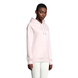 Sweat Capuche Éco-responsable Personnalisable STELLAR Matières : coton biologique Taille textile : XXL Couleurs : rose pâle good