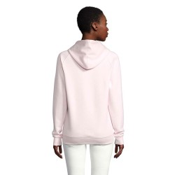Sweat Capuche Éco-responsable Personnalisable STELLAR Matières : coton biologique Taille textile : XXL Couleurs : rose pâle cade