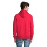 Sweat Capuche Éco-responsable Personnalisable STELLAR Matières : coton biologique Taille textile : L Couleurs : rouge personnali
