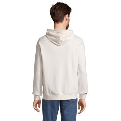 Sweat Capuche Éco-responsable Personnalisable STELLAR Matières : coton biologique Taille textile : L Couleurs : écru accessoire 