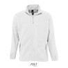 Veste Zippée Micropolaire Personnalisée pour Homme NORTH Matières : PET Taille textile : M Couleurs : blanc personnalisation sur