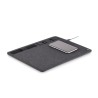 Tapis de souris  RPET avec chargeur sans fil personnalisé - SUPERPAD Matières : PET recyclé Couleurs : pierre cadeau entreprise 