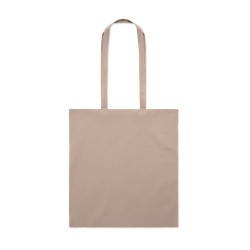 Sac shopping  en coton 140gr/m² personnalisé COTTONEL COLOUR + Matières : coton Couleurs : corde cadeau affaires élégant